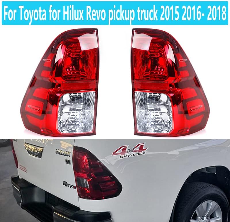 para Toyota para Hilux Revo Pickup Truck 2015 2016 2017 2018 lámpara de luz trasera de coche con arnés freno trasero izquierdo derecho