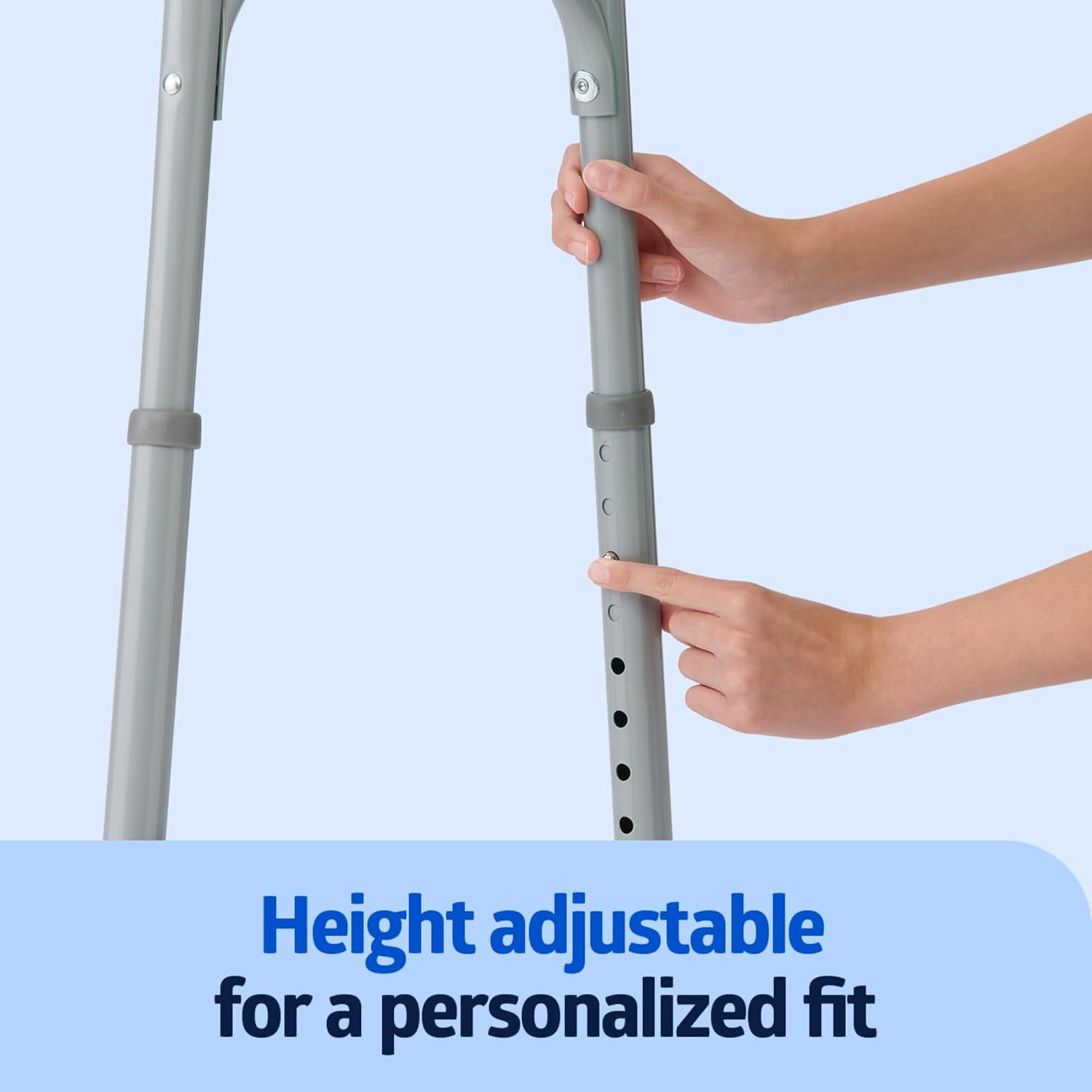 Medline Caminante plegable ligero para juniorbaja altura con ruedas de 5″