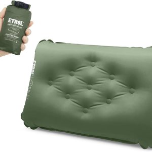Almohada inflable ultraligera de viaje (11.8 x 16.9 pulgadas) para soporte lumbar de cuello, ergonómica, ligera, compacta, para senderismo, playa, Almohada inflable ultraligera de viaje (11.8 x 16.9 pulgadas) para soporte lumbar de cuello, ergonómica, ligera, compacta, para senderismo, playa,