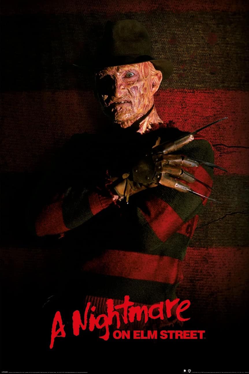 A Nightmare On Elm Street – Póster de película (Freddy Krueger) (tamaño 24″ x 36″)