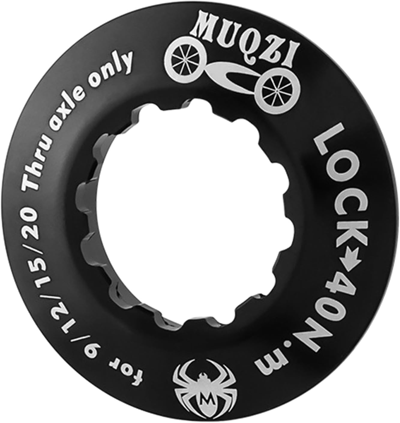 Centerlock Anillos de bloqueo de rotor Bujes de bicicleta Cerradura central Cerradura central Bloqueo de ruedas Ejes de cilindros Anillos de bloqueo