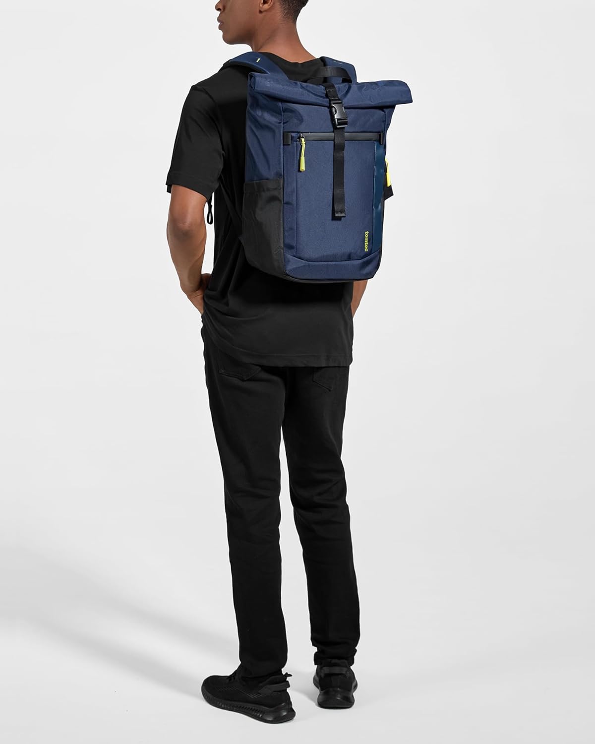 Mochila T61 US, Azul oscuro, Mochila Roll Top