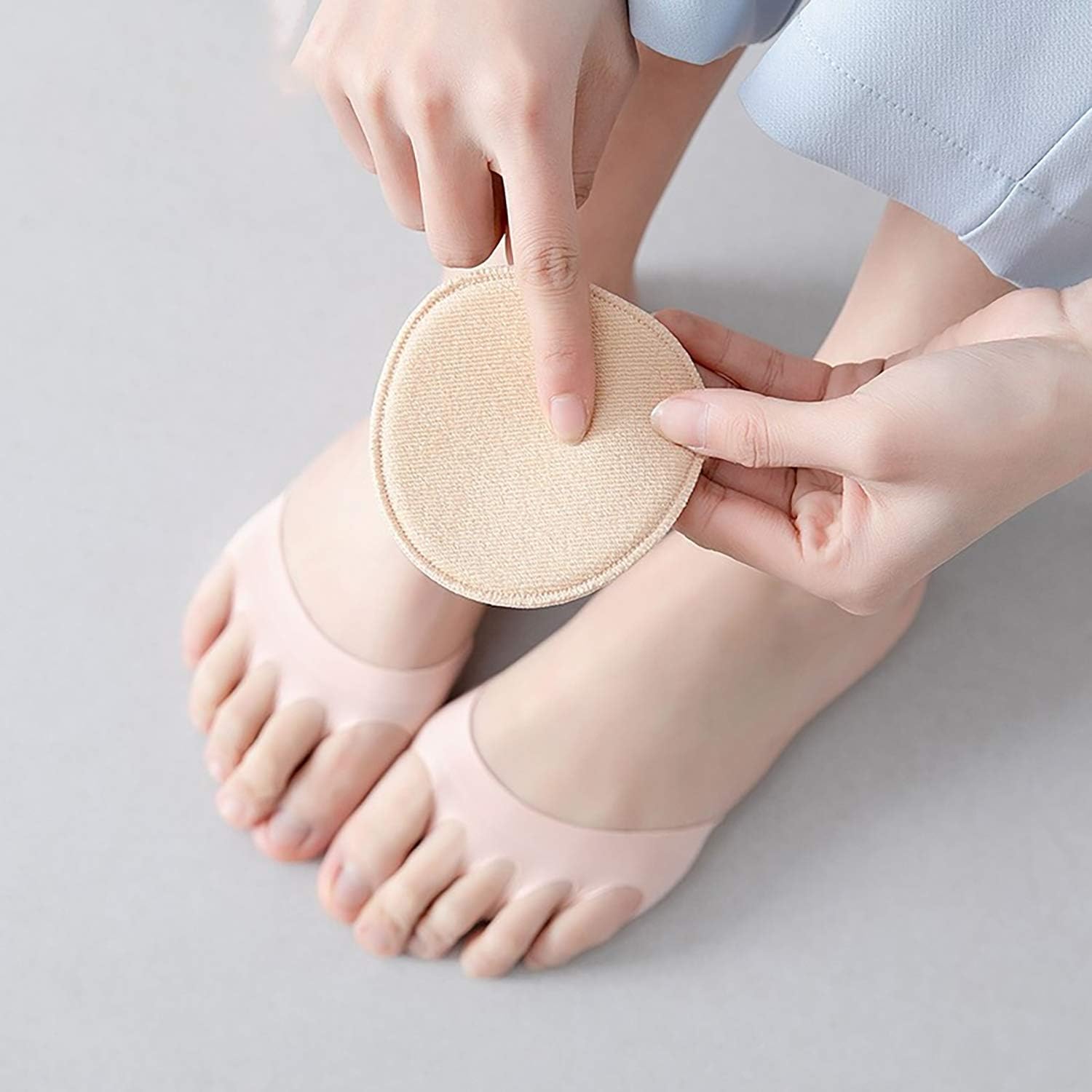 Metatarsa – Almohadillas para pies (3 pares) reutilizables, suaves, almohadillas para el antepié para mujeres, prevención del dolor, alivio del