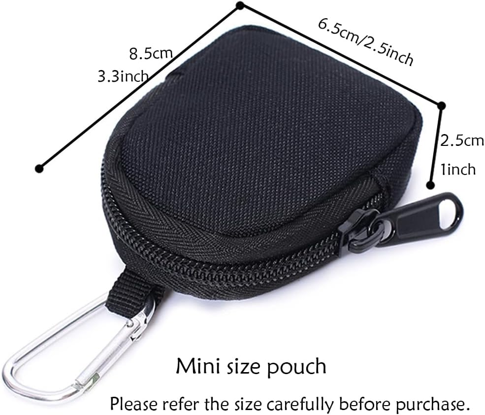 Paquete de 2 monederos tácticos  Bolsa de bolsillo militar para llavero como mini organizador de herramientas, monedas, llave de coche, funda de