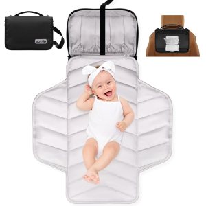 Cambiador de pañales para bebé  Bolsa cambiadora impermeable y portátil  Estación de cambio de viaje de gran tamaño para bebé  Regalo para recién Cambiador de pañales para bebé  Bolsa cambiadora impermeable y portátil  Estación de cambio de viaje de gran tamaño para bebé  Regalo para recién