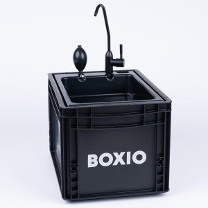 BOXIO – Wash Portable Sink – Convenient Camping Sink Solution! Compact with Unique Design, Separate Canister, Lightweight Mobile Sink for BOXIO – Wash Portable Sink – Convenient Camping Sink Solution! Compact with Unique Design, Separate Canister, Lightweight Mobile Sink for