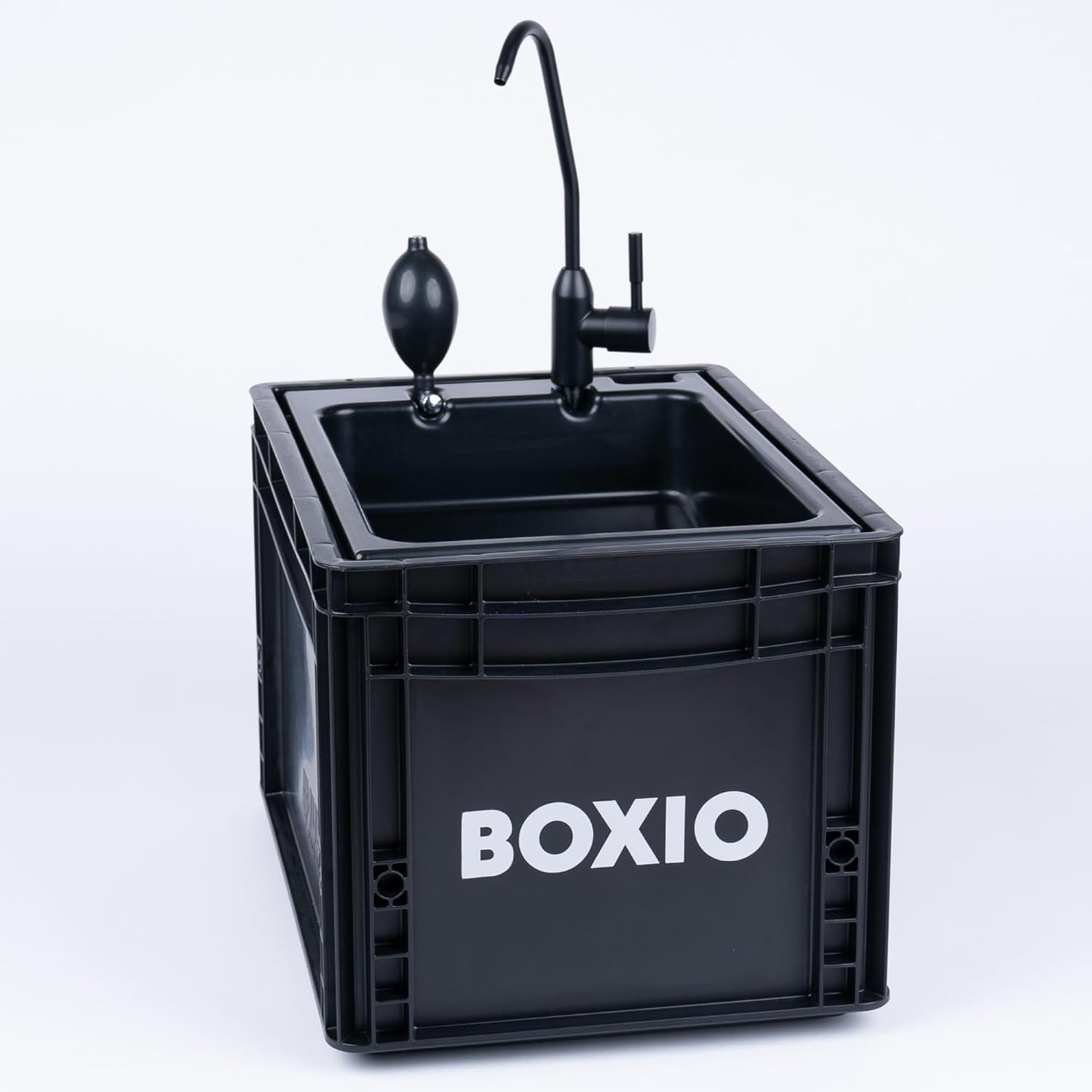 BOXIO – Wash Portable Sink – Convenient Camping Sink Solution! Compact with Unique Design, Separate Canister, Lightweight Mobile Sink for