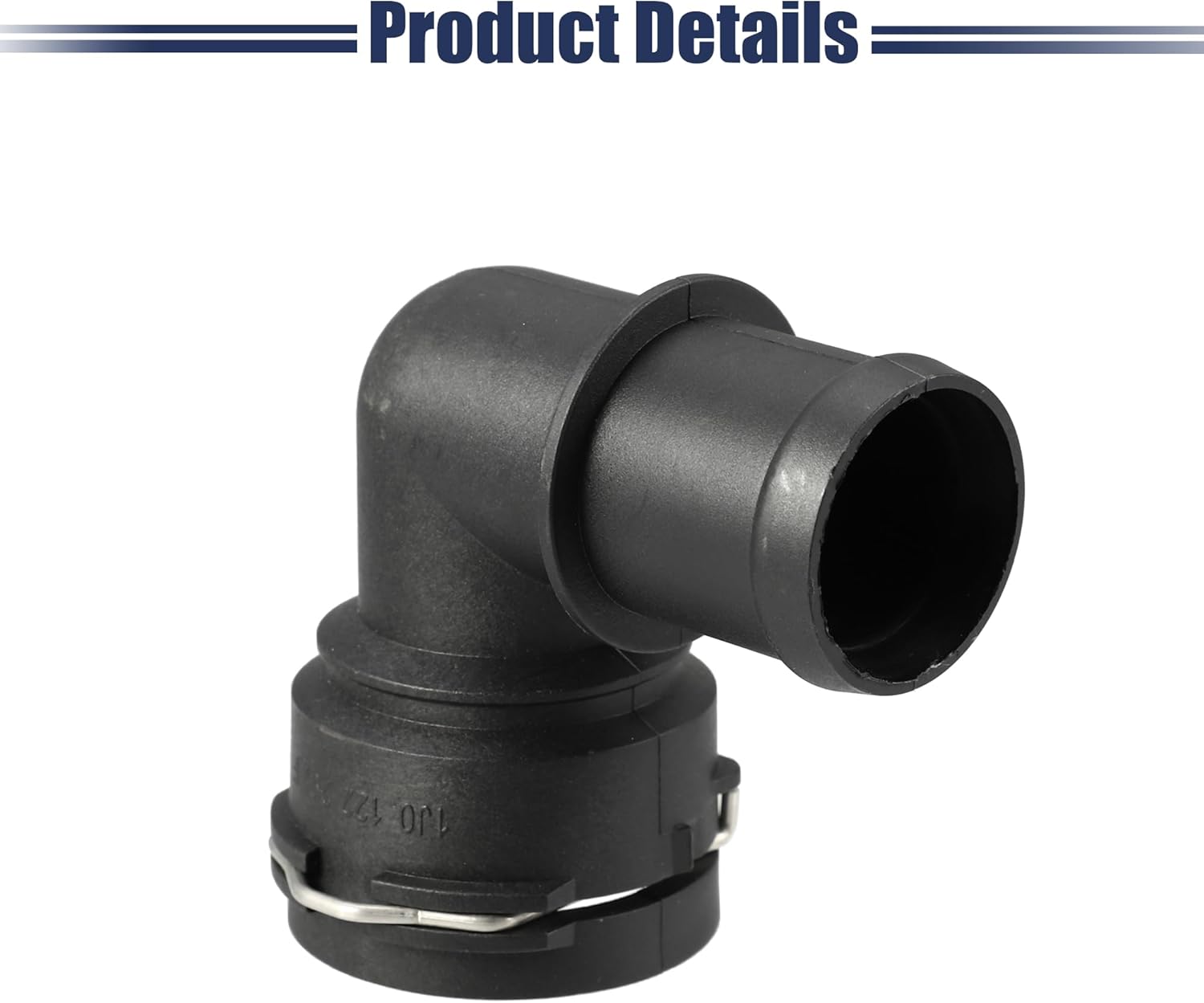 ACROPIX Conector de manguera de refrigerante para Audi A3 2.0L AT Quattro Base Hatchback – Paquete de 2 negro