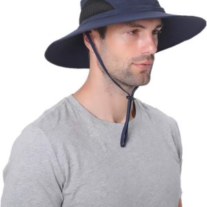 Sombrero de pesca unisex con protección UV UPF 50, sombrero de pescador de ala ancha Sombrero de pesca unisex con protección UV UPF 50, sombrero de pescador de ala ancha