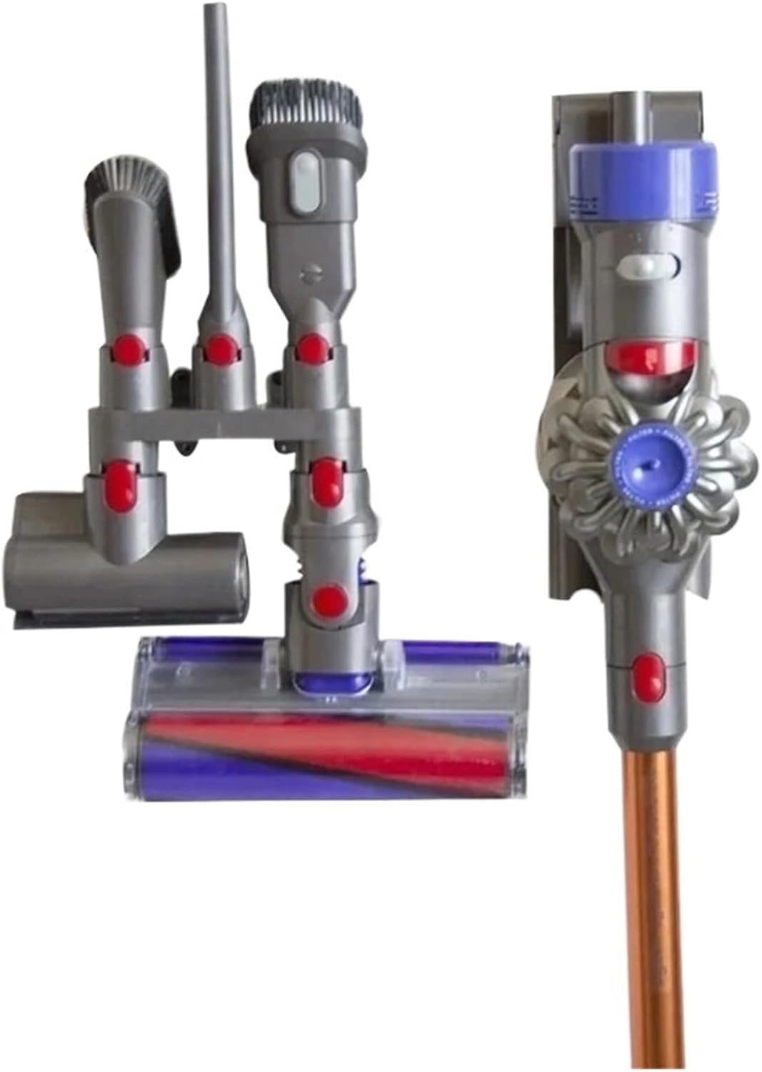 Lipski Accessory Storage Device Rack, Absolute Brush Tool Nozzle Base Bracket, Vacuum Cleaner Parts, Compatible for Dyson V7 V8 V10 V11