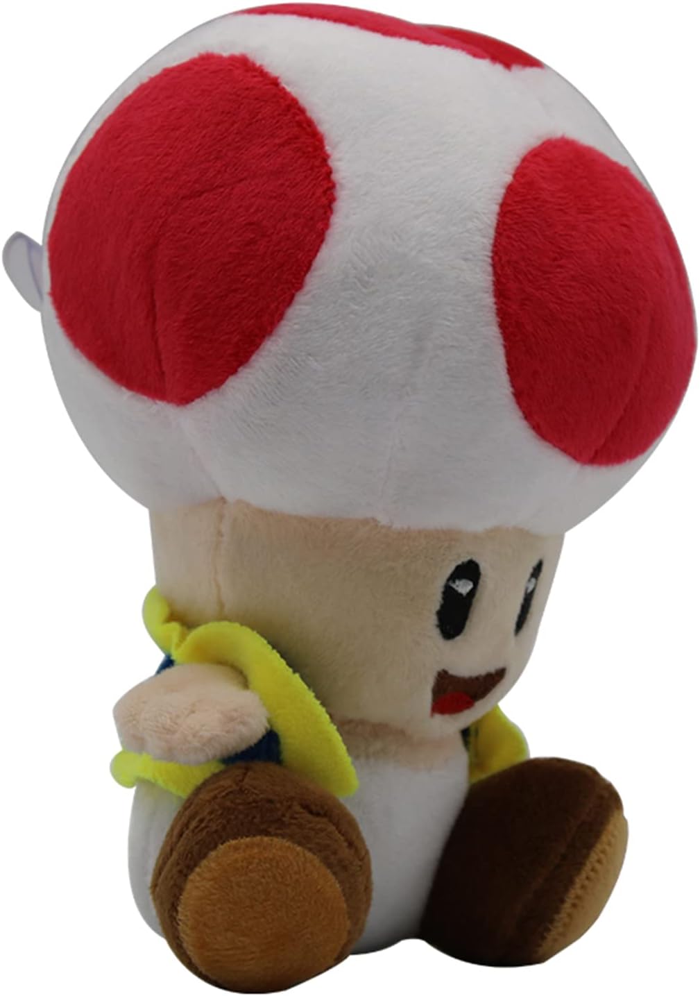 Mushroom Red Toad Plush Sitting Position, Cuddly Cartoon Game Stuffed Toy Doll 7″
