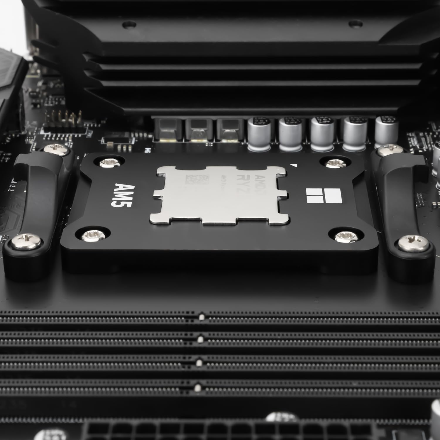 Thermalright AM5 Secure Frame Negro V2 AM5 Soporte para CPU, marco de fijación antiflexión correctivo, AM5 montaje fijo sin marcas, marco seguro