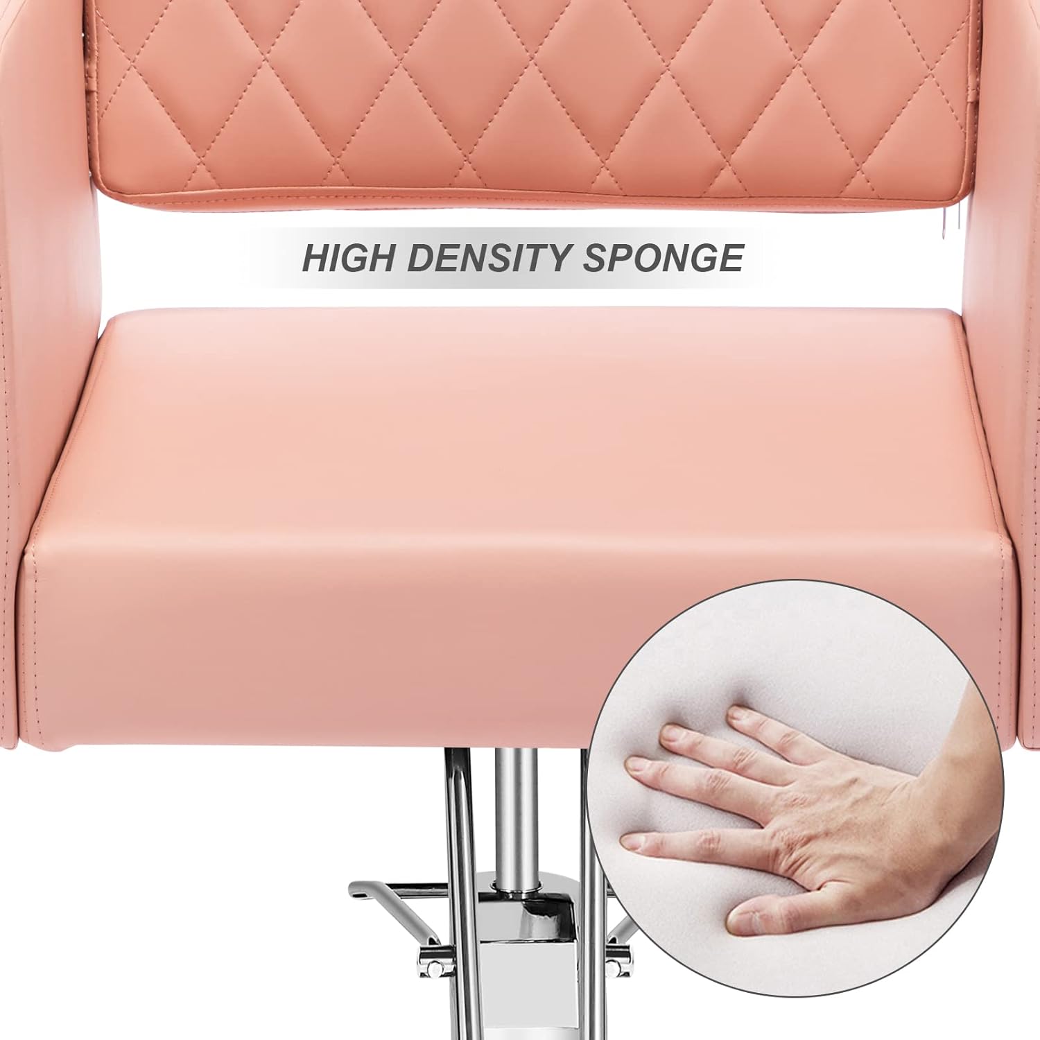 Paddie Silla de salón para estilista, silla hidráulica de altura ajustable, sillas de peluquería multiusos, equipo de spa de belleza, peso máximo de