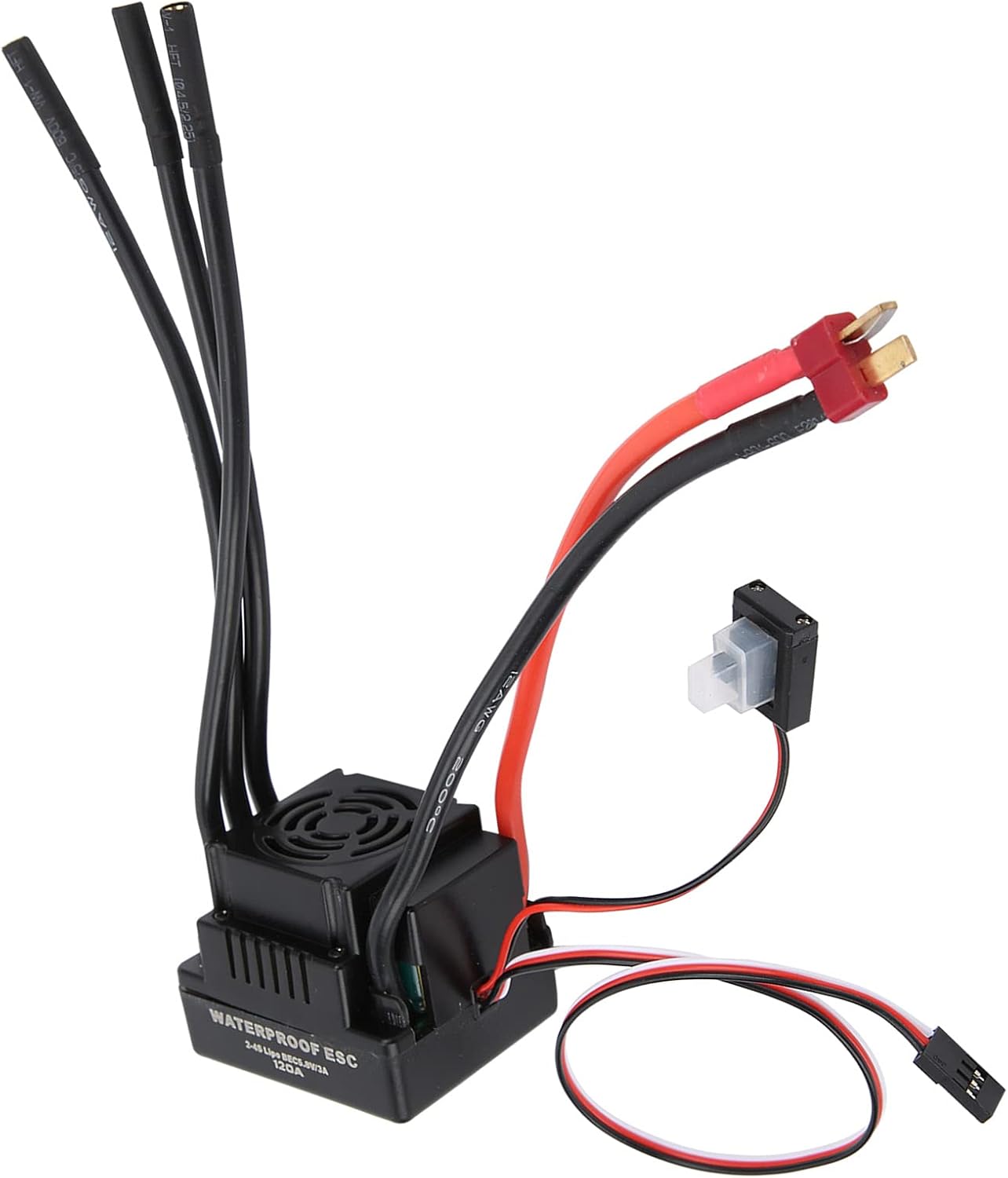 Fydun 120A RC Bl Waterproof Electronic Speed Controller ESC for 18 110 RC Car Model Ornntss