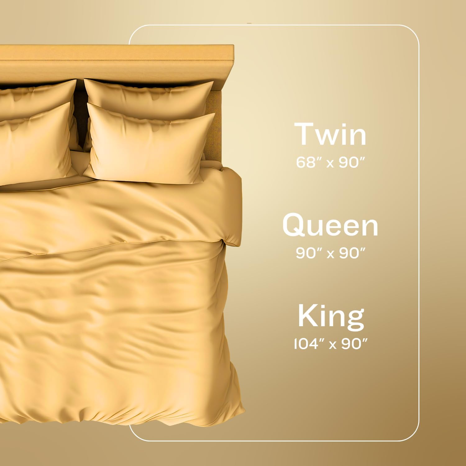 Brentfords Funda de edredón amarilla tamaño King con 2 fundas de almohada, juego de ropa de cama de microfibra cepillada de lino lavado súper suave,