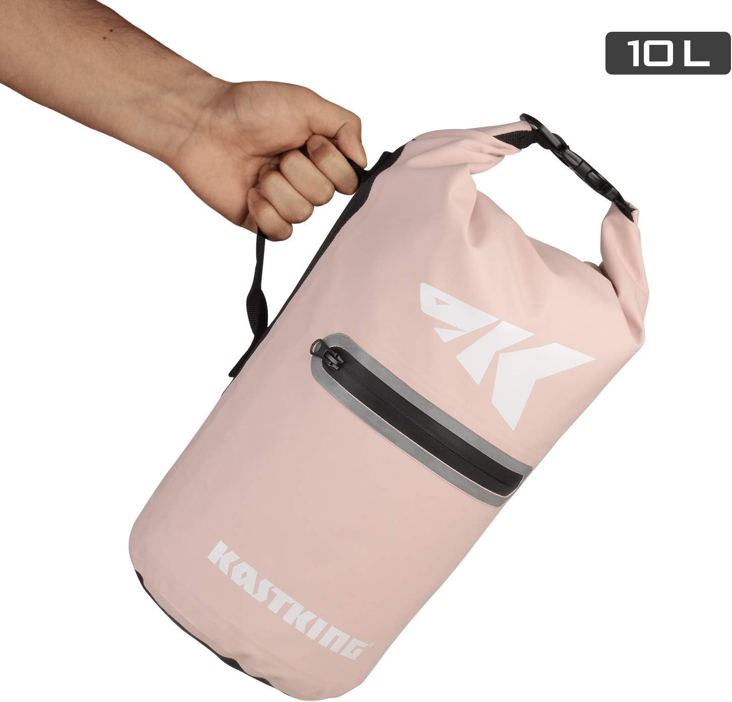 KastKing Cyclone Seal – Bolsa seca 100% impermeable con funda para teléfono, bolsillo frontal con cremallera, perfecta para playa, pesca, kayak,