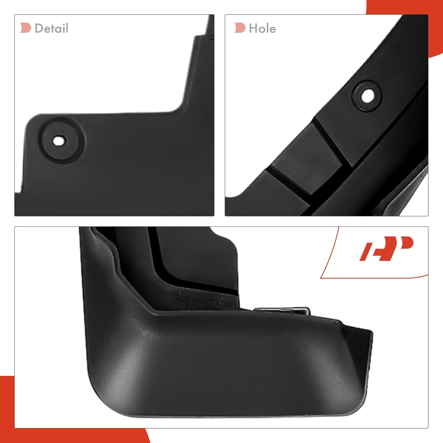 A-Premium Juego de 4 protectores contra salpicaduras con kit de herramientas compatibles con BMW G07 Series X7 2019 2020 2021 2022 2023, con pedal,