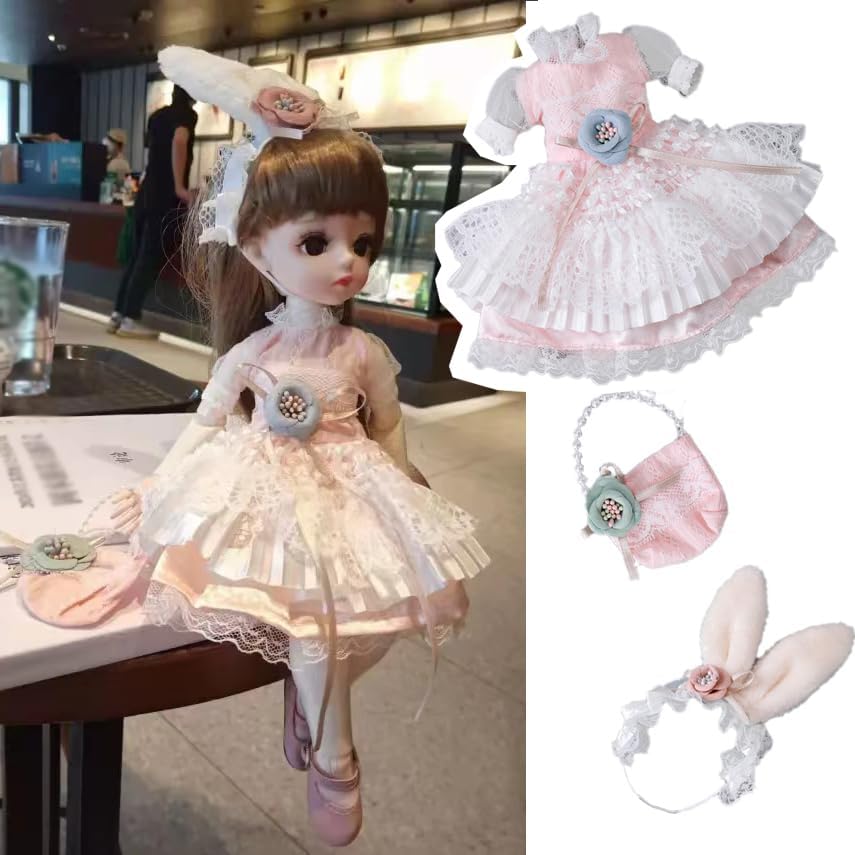Morning Life BJD – Juego de ropa de muñecas para muñecas BJD de 16, 11-12 pulgadas, 11.8 in (011)