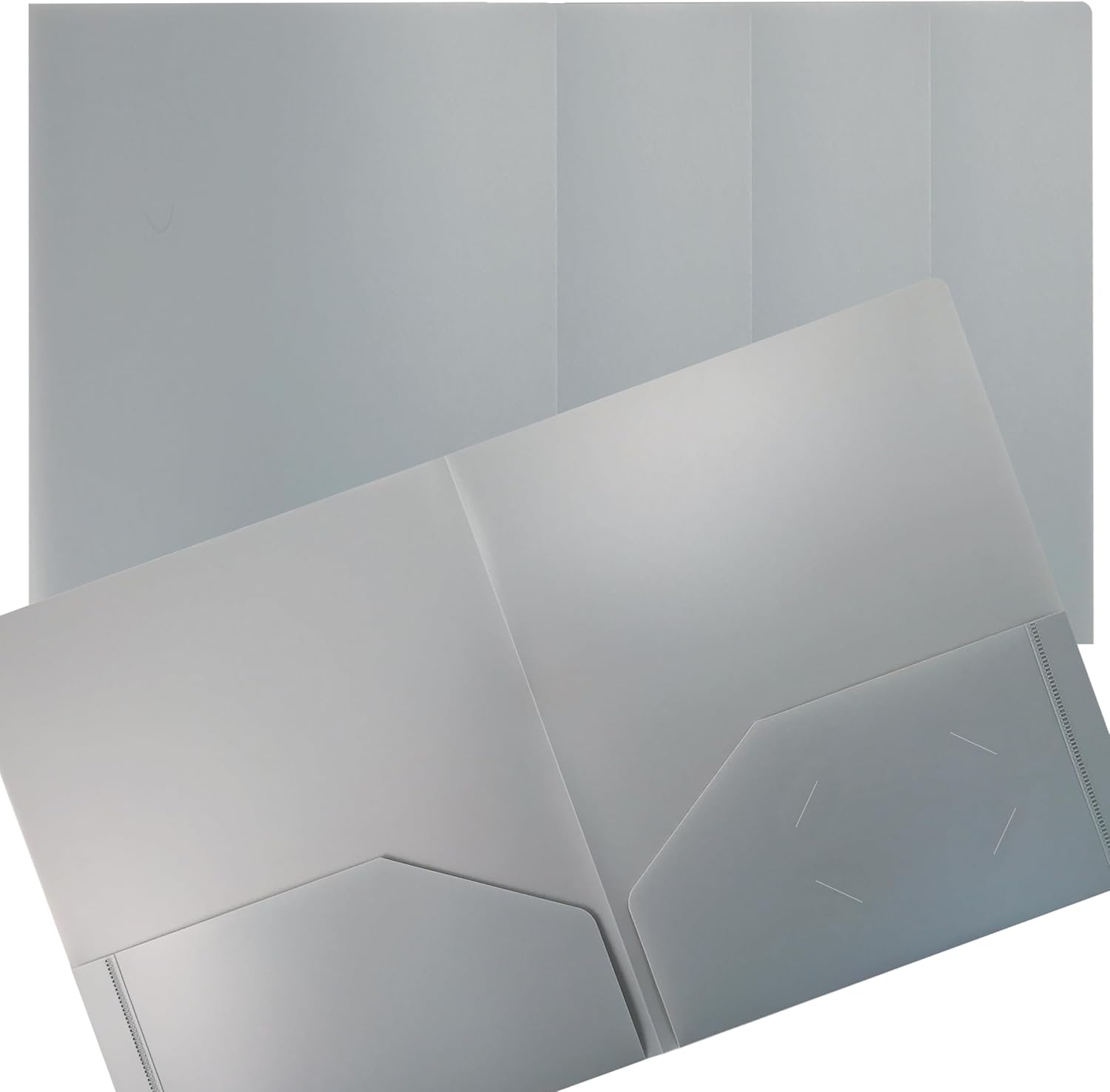 Better Office Products – Carpetas de plástico pesado con 2 bolsillos, paquete de 24, carpetas de polietileno tamaño carta, por Better Office
