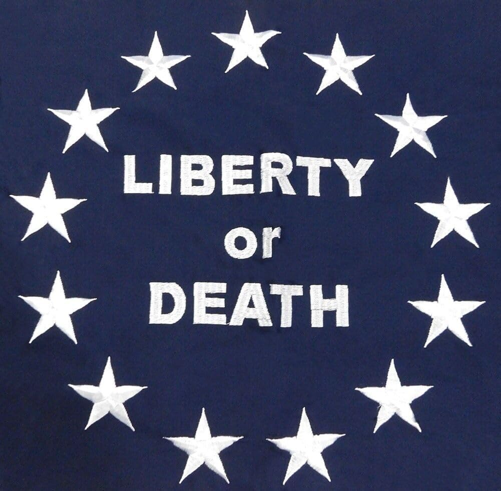 Premium Or Death 3×5 3’x5′ Indoor Cotton Flag 3 Clips
