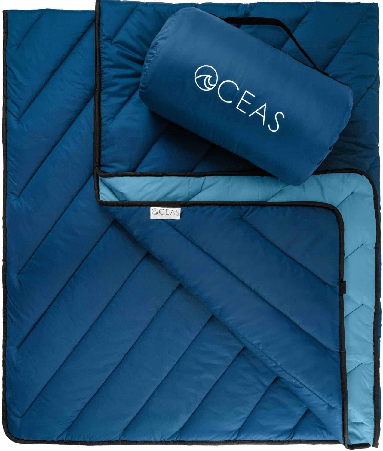 Oceas Manta impermeable para estadios al aire libre, más gruesa, resistente a la intemperie y resistente al viento, para campamento, eventos
