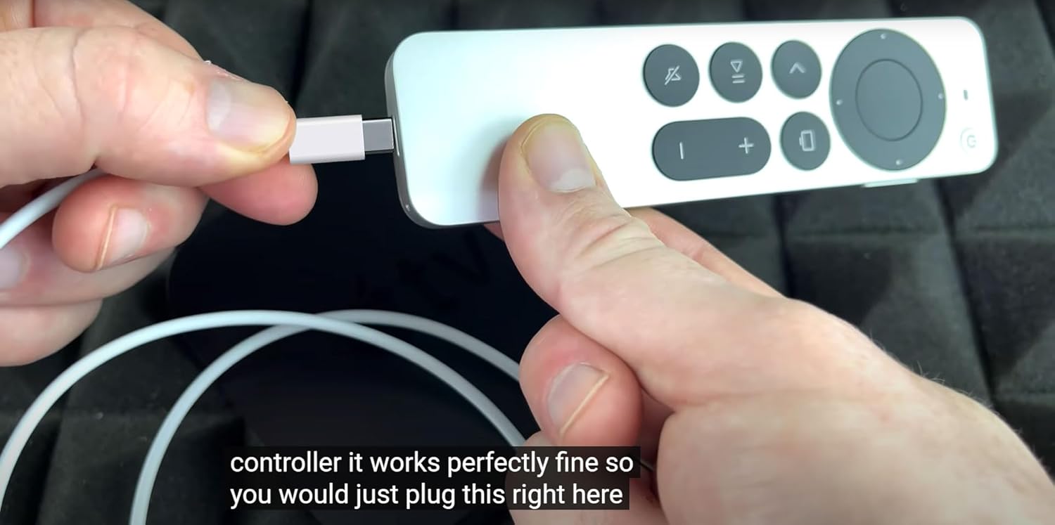 Cable de carga para control remoto Apple TV de 6 pies (3 generación), cable USB C a USB para Siri Remote (3 generación), cable de carga para control