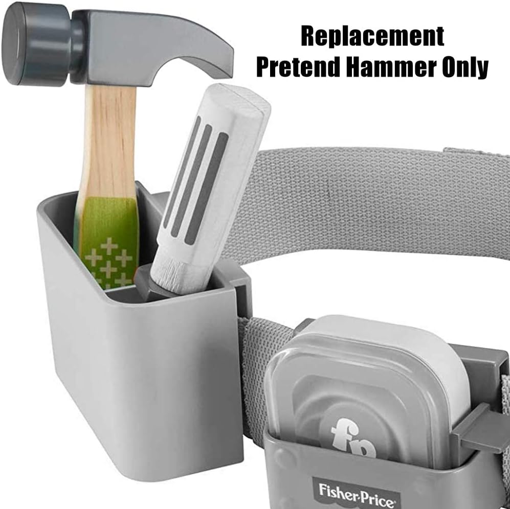 Pieza de repuesto para cinturón de herramientas Fisher-Price – GGT60  Cinturón de carpintero de juego de simulación de bricolaje  Martillo de