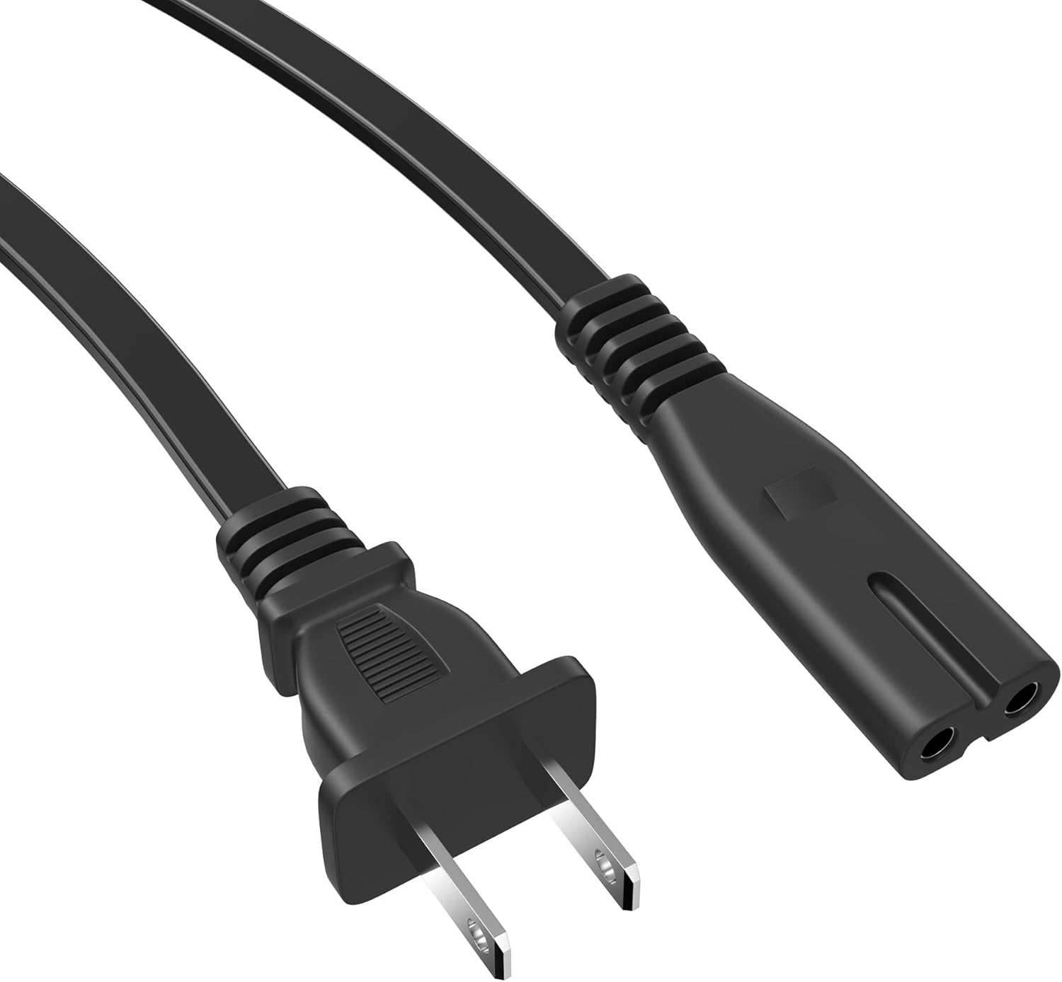 XMHEIRD Cable de alimentación con certificación UL de 6 pies5.9 ft para ZVOX SoundBase 670 36 Sistema de barra de sonido envolvente de un solo