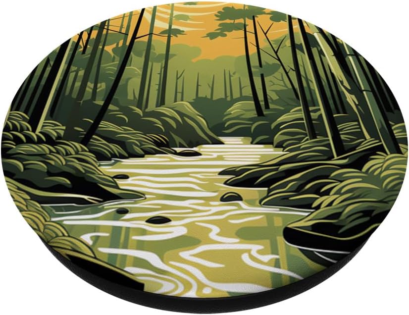 Bamboo Brilliance A Symphony of Forest Colors PopSockets Standard PopGrip