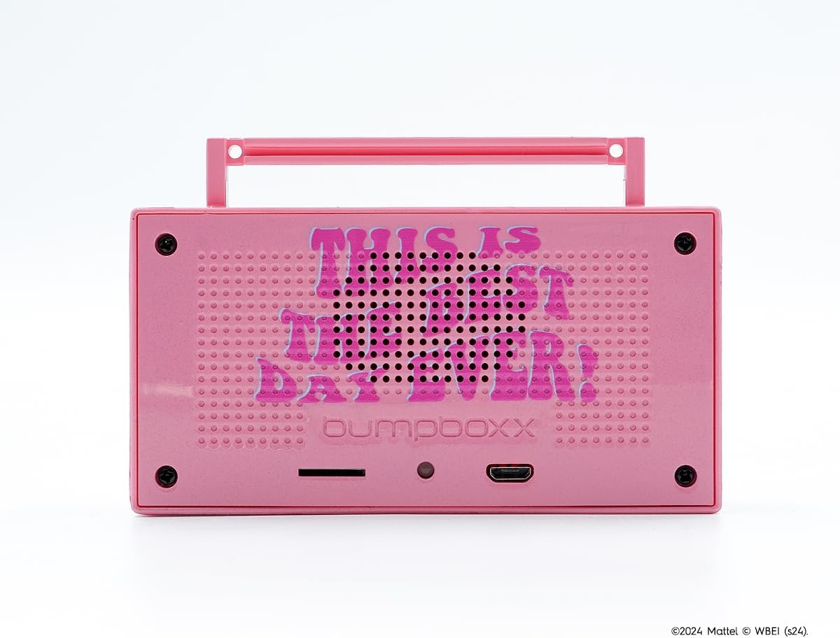 Bumpboxx MicroBoom – Collar portátil con altavoz Bluetooth Boombox  Altavoz portátil Bluetooth  Incluye cadena de 24 pulgadas y batería recargable