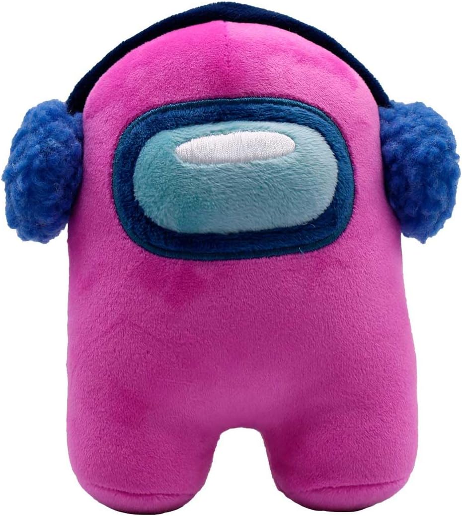 Just Toys LLC Among US – Peluche serie 4 de 6 pulgadas (rosa con orejeras)