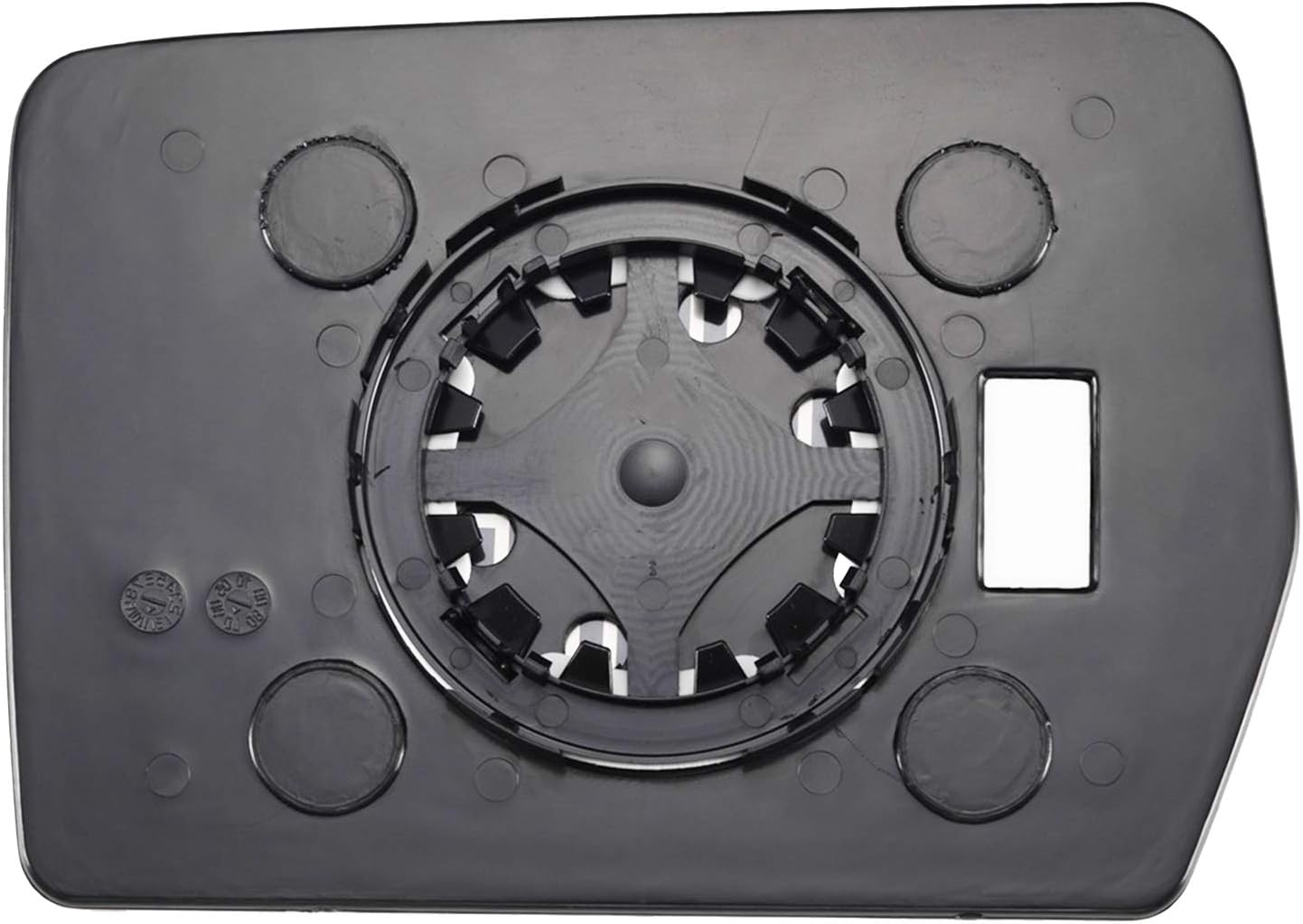 APA – Repuesto compatible con espejo de vidrio sin calefacción para 2004-2014 Serie F Pickup lado derecho del pasajero 4L3Z17K707AB BL3Z17K707A