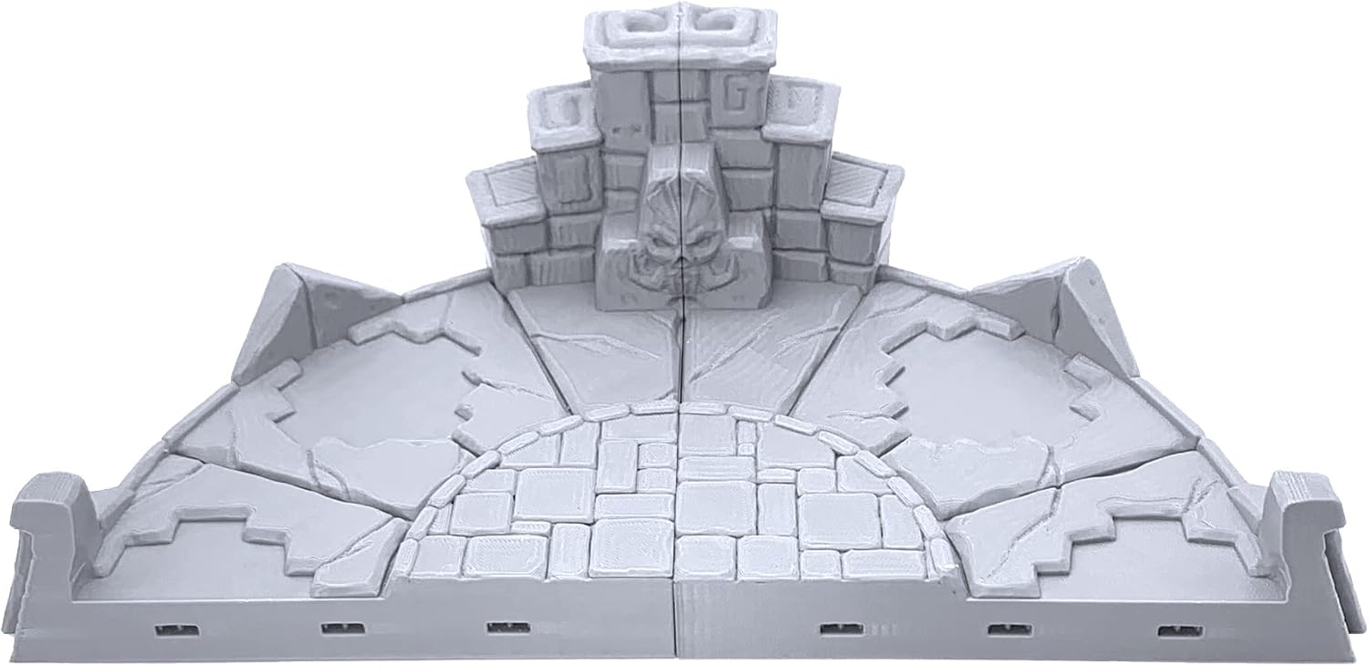 Templo circular olvidado por Makers Anvil, paisaje RPG de mesa impreso en 3D y terreno de juego de guerra para miniaturas de 1.102 in