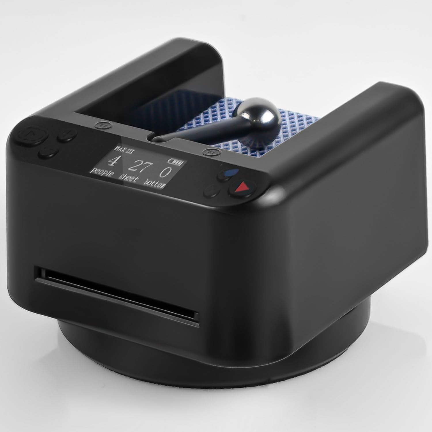 CARDSPIN Distribuidor automático de cartas, 360 giratorio 2 barajas máquina de distribuidor de cartas de póquer automático, rápido, preciso y