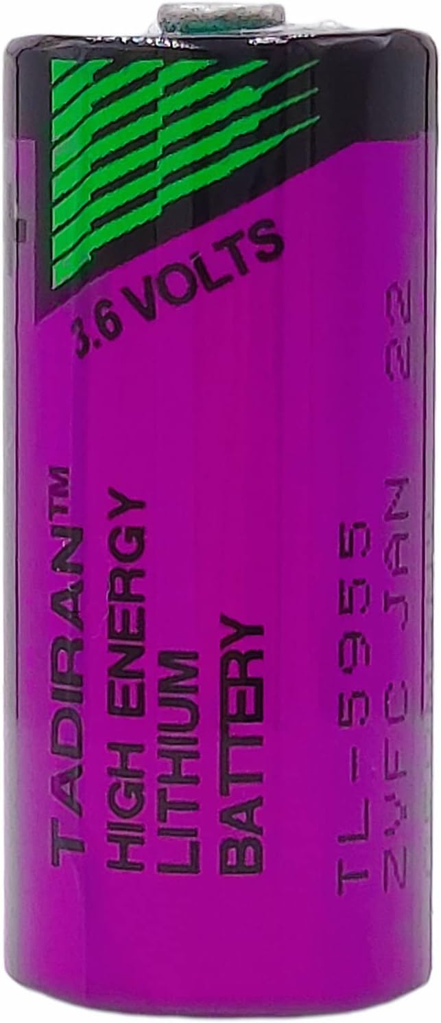 2 baterías TL-5955 23AA 3.6V 1650mAh para Tadiran TL5955 3.6V TL-4955, SL-761, TL-2155, TL-5155, SL-361, Xeno XL-055F, PLC ER14335, batería de litio