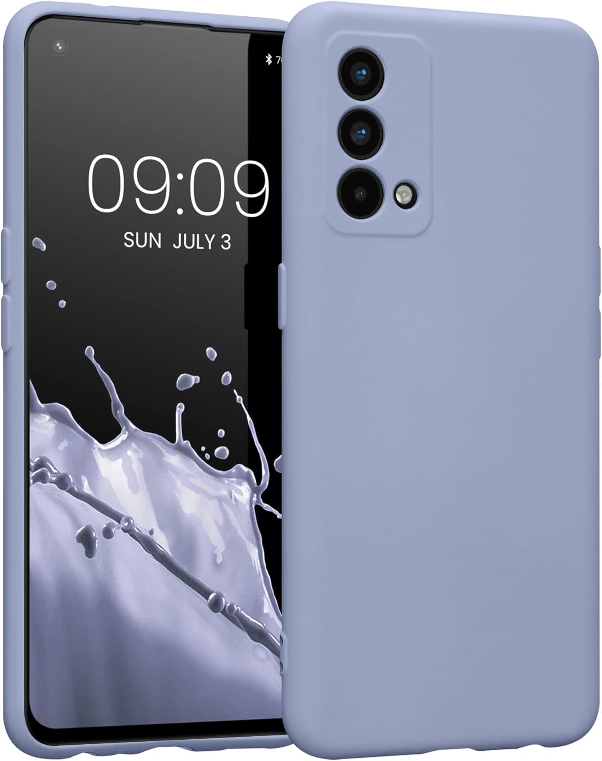 kwmobile Funda compatible con Realme GT Master Edition – Funda protectora delgada de TPU con acabado mate suave – lavanda claro