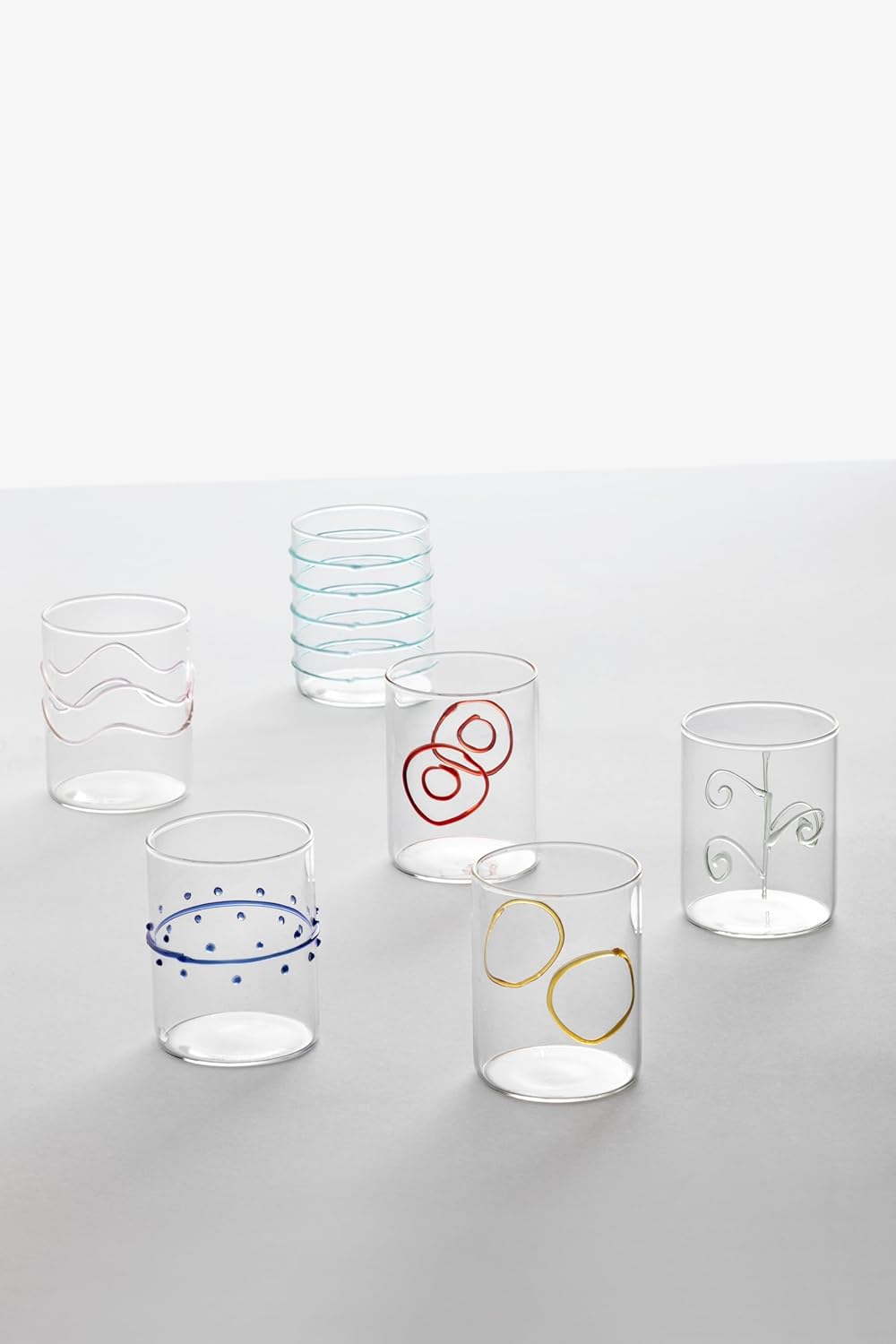 (ICHENDORE) ICHENDORF 09352007AR-CN Water Glasses Assorted 6 Piece Set