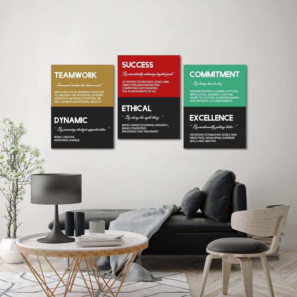 Lienzo motivacional para pared, con citas inspiradoras de emprendedores, póster moderno de pintura al óleo para sala de estar, decoración clásica de