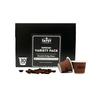 Tayst Cápsulas de café expreso, surtido de cápsulas de café, compatibles con máquina Nespresso original, sostenible de una sola porción, paquete de Tayst Cápsulas de café expreso, surtido de cápsulas de café, compatibles con máquina Nespresso original, sostenible de una sola porción, paquete de