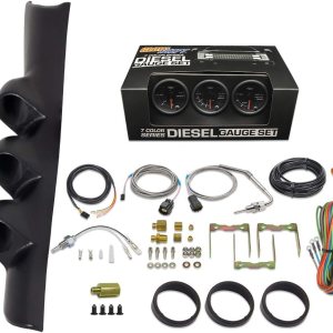 GlowShift indicadores para tablero para Dodge Ram diesel 1994-1997 GlowShift indicadores para tablero para Dodge Ram diesel 1994-1997