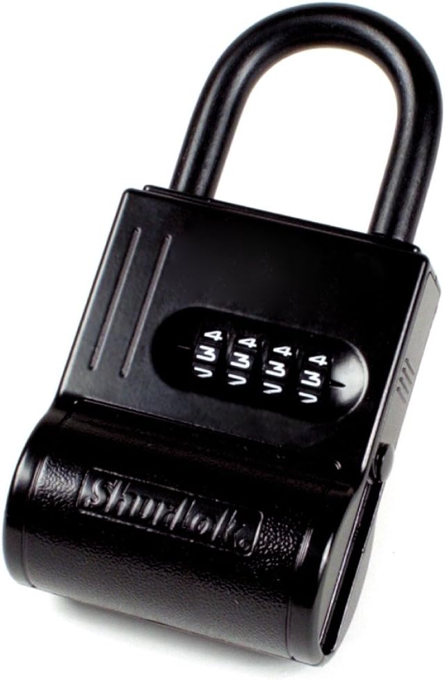 ShurLok SL-100W candado a combinación de cuatro dígitos azul, SL-200W