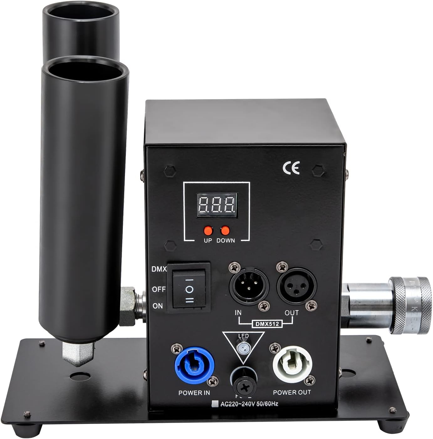 Máquina de humo, máquina de niebla de columna DNYSYSJ de 150 W, altura de pulverización de 16.4-19.7 ft16.4-19.68 pies, perfecta para bodas,