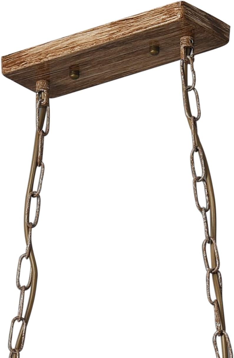 YIYIBYUS Luz de isla de cornamenta, lámpara de techo retro de 2 luces, lámpara colgante de cornamenta de ciervo, lámpara colgante de asta, pantallas