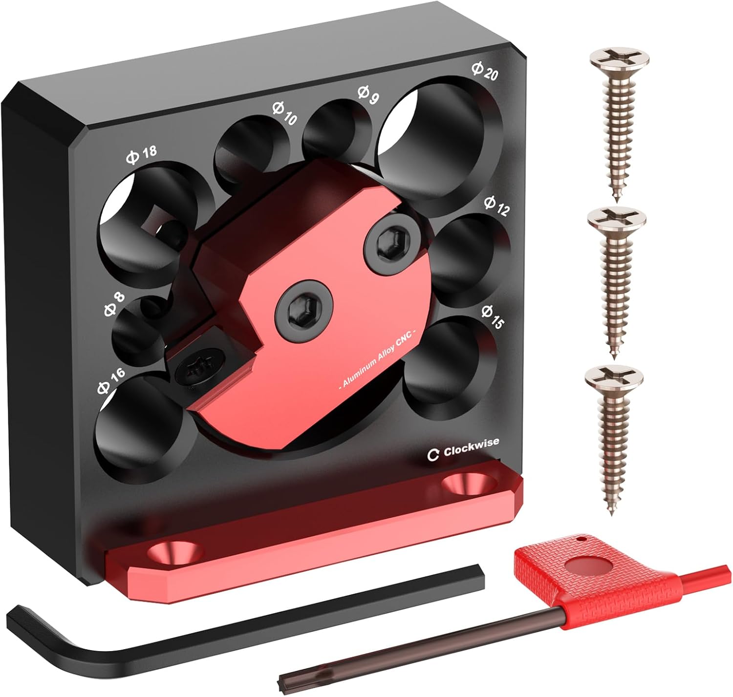 Twotrees – Kit de plantilla para hacer clavijas, cortador de clavijas ajustable métrico de 0.315 in a 0.787 in, pasador de fresado eléctrico, barra