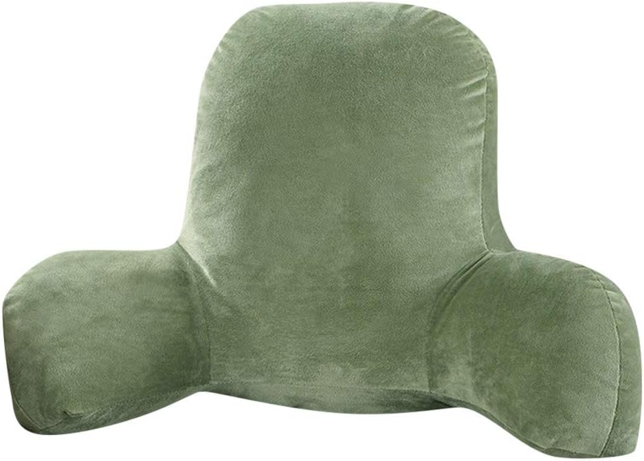 Gosuguu Decoración para el hogar Espuma viscoelástica P34! – Respaldo grande de felpa Soporte de lectura Cojín para silla de apoyo lumbar con