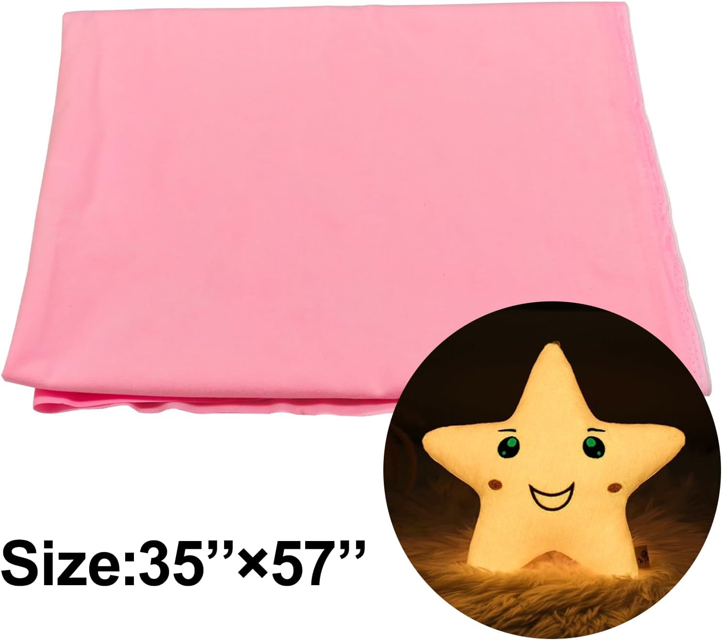 Tela que brilla en la oscuridad, tela brillante para coser ropa, tela de poliéster luminosa para tela iluminada para ropa, decoraciones, suministros