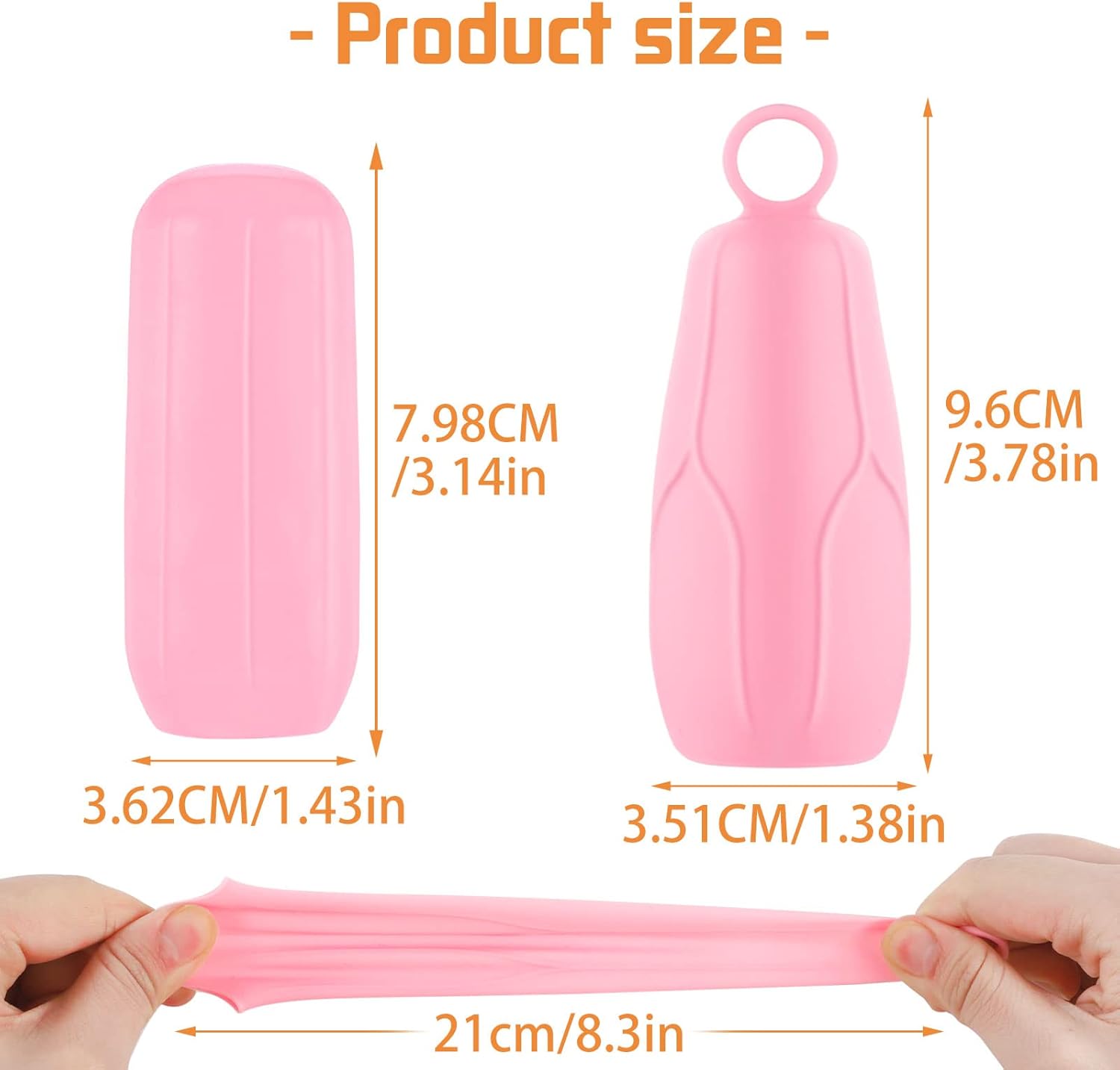 Paquete de 10 fundas elásticas para viajes a prueba de fugas, 2 estilos de fundas de silicona para artículos de tocador a prueba de fugas, accesorio