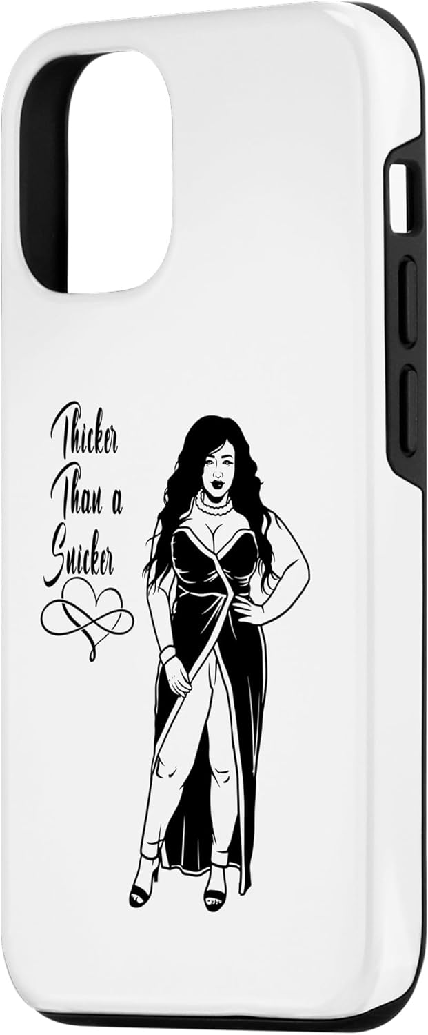 iPhone 13 Thicker Than A Snicker Mother MelaninThick Cute Women Girls Case