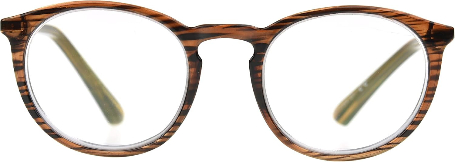 Foster Grant McKay Blue Light Multifocus Reading Glasses Round