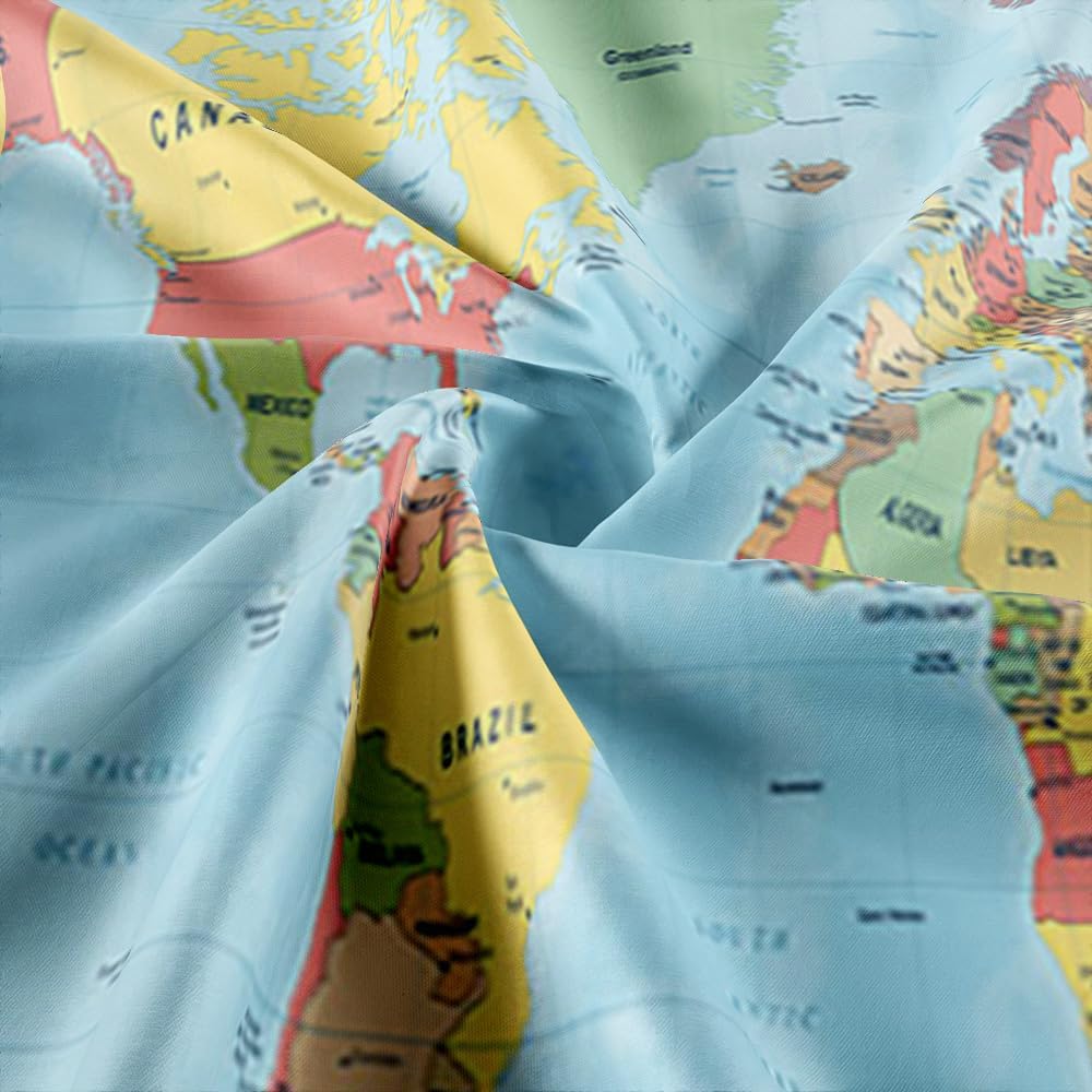 Tapiz de mapa del mundo, Asia Europa, topografía de la ciudad del sur, Estados Unidos, África, Japón, tapices educativos para niños, estudiantes,